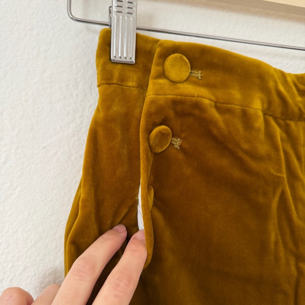 Sezane NWT Maria Dela Orden MDLO Paz Velour Sailor Wide Leg Pants Size 32 US 0 - Picture 4 of 15